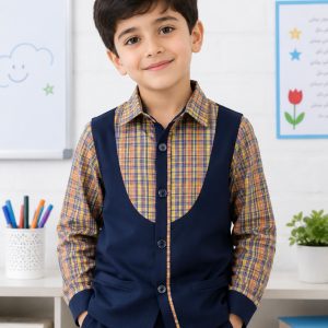 لباس فرم پسرانه مدل نشاط-تولیدی آقای پیراهن
